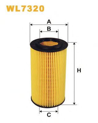 WIX FILTERS wl7320 -  Фильтр масляный двигателя